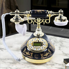 Antique Landline Telephone Vintage Phone Corded Old Fashion Home Office Decor US picture