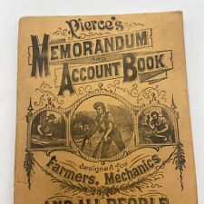1885 Vintage Pierce’s Ledger Booklet WORLDS DISPENSARY MEDICAL ASSOCIATION 48 Pg picture