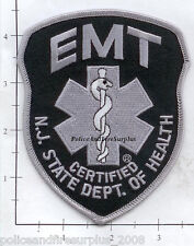 New Jersey - NJ State Dept of Health EMT Fire Dept Patch - Subdued picture
