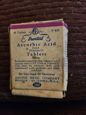 Ascorbic Acid Vitamin C. BOX Vintage  picture