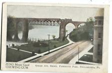 Advertising Postcard Zeno  Gum Girard Ave Bridge Fairmount Park Philadelphia PA  picture
