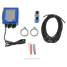 Flow Meter Ultrasonic TUF-2000B Wall Mounted Liquid Flowmeter + TM-1 Transducer picture