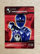 Power Rangers Dino Thunder Trading Card - Thundersaurus Morpher MR06 Blue Ranger picture