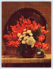 FLOWERS "FLORAL BEAUTY" BROWN & BIGELOW 4.5"x6" ART PRINT 1950's M562 picture