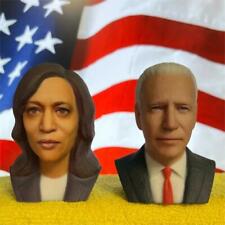 3D Printed Color Joe Biden & Kamala Harris Presidential Bust Statue 5 Inch picture