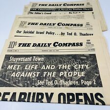 1949 The Daily Compass New York City Leftist Newspapers Journalist I. F. Stone picture