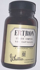 VTG Pharmaceutical Empty ‘Ertron’ Ergosterol Steroid Complex Bottle picture