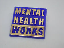Mental Health Works gold tone Vintage Lapel Pin picture