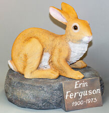 Rabbit Burial Urn Human Ashes Memorial Statue Remembrance Keepsake Animal Adult picture