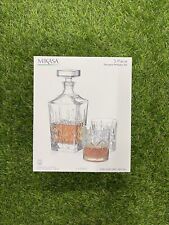Authentic Mikasa Fine Lead Free Crystal Decanter Whiskey Set NIB Sydney picture