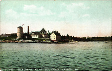 US Fish Hatchery Boothbay Harbor Maine Undivided Unposted Postcard c1905 picture