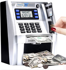 Fishboy Mini ATM Savings Piggy Bank Machine for Real Money for Kids with Card, picture