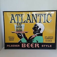 Atlantic Company Brewery. Great condition, no creasing  or bending of the body.  picture