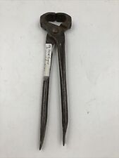 Antique/ Vintage Hand Forged 14” Farrier's Pincers / End Nippers Screwdriver picture