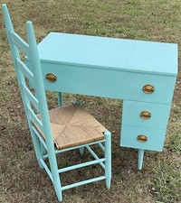 Singer Sewing Machine Cabinet Makeover Into Desk And Chair  picture