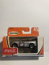 FORD MUSTANG COBRA COKE COCA COLA MATCHBOX 2002 SILVER RED NEW #92353 SEALED. picture