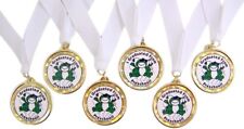 Pack of 6 I Graduated from Preschool Graduation Award Medals on White Ribbons, 2 picture