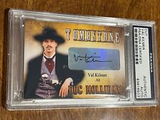 VAL KILMER Tombstone Cut Autograph PSA/DNA  DOC HOLLIDAY picture