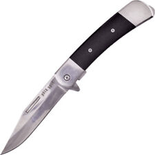 Frost Cutlery Linerlock A/O Buck Shot Folding Blade Black Handle Knife S8201G10 picture