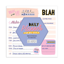 Undated Make it Happen Daily Note Block for Productivity and Lists Desktop Multi picture