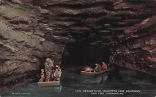 Mammoth Cave Kentucky KY Interior Explorers Eco River Early 1900s Postcard E58 picture