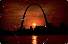 1869 EXPEDITION, GATEWAY ARCH SUNSET, St. Louis, Mo., M Postcard picture
