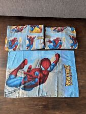 Vintage Spiderman Spider Sense Twin Flat & Fitted Bed Sheet Set picture