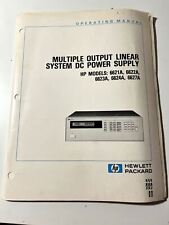 HP Multiple Output Linear System DC Power Supply Operating Manual picture