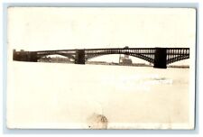 1937 View Of Eads Bridge St. Louis Missouri MO RPPC Photo Vintage Postcard picture