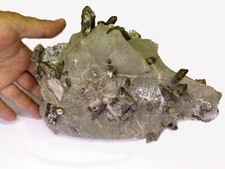 GIGANT SMOKY QUARTZ - Branes outcrop, Asturias, Spain - 22 x 15.5 x 10cm - 3390g picture