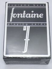 Fontaine Playing Cards Supreme Black by Zach Mueller First Edition 1 of 15000  picture