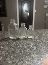 3 Vintage Glass Bottles Of Bayers Aspirin Rare picture