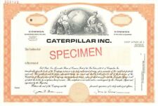 Caterpillar Inc. - 2006 dated Specimen Stock Certificate - American Construction picture