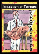 1992 Personality Comics Implements of Torture Shock Cards #10 Operating Table picture