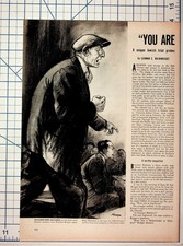 1950s Magazine Article Jewish Trial Holocaust Concentration Camp Survivor picture