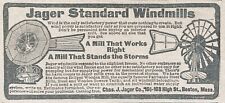 1904 AD.(XH41)~CHAS. J. JAGER CO. BOSTON.  JAGER STANDARD WINDMILLS picture