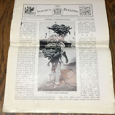 The Jamaica Bulletin 1933 No. 3, Passenger Ship Communications, RARE picture