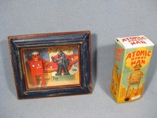 2 Schylling Miniature Tin Collector Series Ornament ROBOT's picture