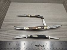 Lot Of 3 Slipjoint Buck Knives USA 309, 373, 385 All Nice Little Knives  picture