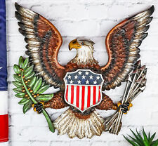 Patriotic American Great Seal Bald Eagle With Olive Branch And Arrows Wall Decor picture