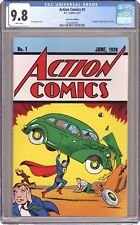 Action Comics #1 Reprints #1 Loot Crate Variant CGC 9.8 2017 4182068009 picture