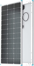 100 Watt Solar Panel 12 Volt, High-Efficiency Monocrystalline PV Module Power Ch picture