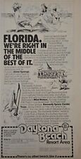 1980 Florida Tourism Daytona Beach Resort Ad In The Middle Of The Best of It picture