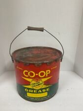 Vintage Farmers Union Central Exchange CO-OP 25 lbs Grease Can St Paul Gas Oil picture