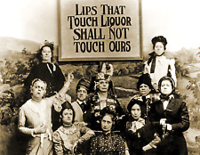 1901 Lips That Touch Liquor Prohibition Vintage Old Photo drunk 13 x 19 Reprint picture