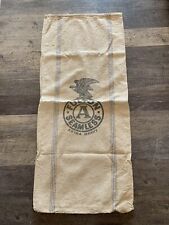 Vintage Heavy Cotton Grain  Fulton Eagle Feed Sack… Good Condition picture