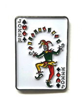 Joker Playing Card Enamel Pin Badge Lapel picture