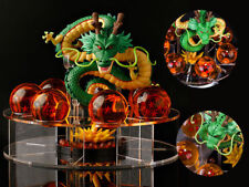 7pcs Dragon Ball Z Set Green Dragon and Dragon Balls Shenron Action Figure Stand picture