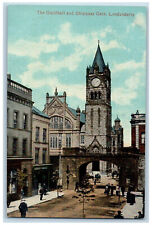 Londonderry Northern Ireland Postcard The Guildhall and Shipquay Gate c1910 picture