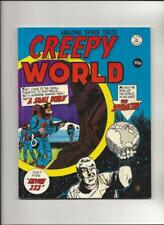 Creepy Worlds #246 British Space Ship Cover 1988 picture